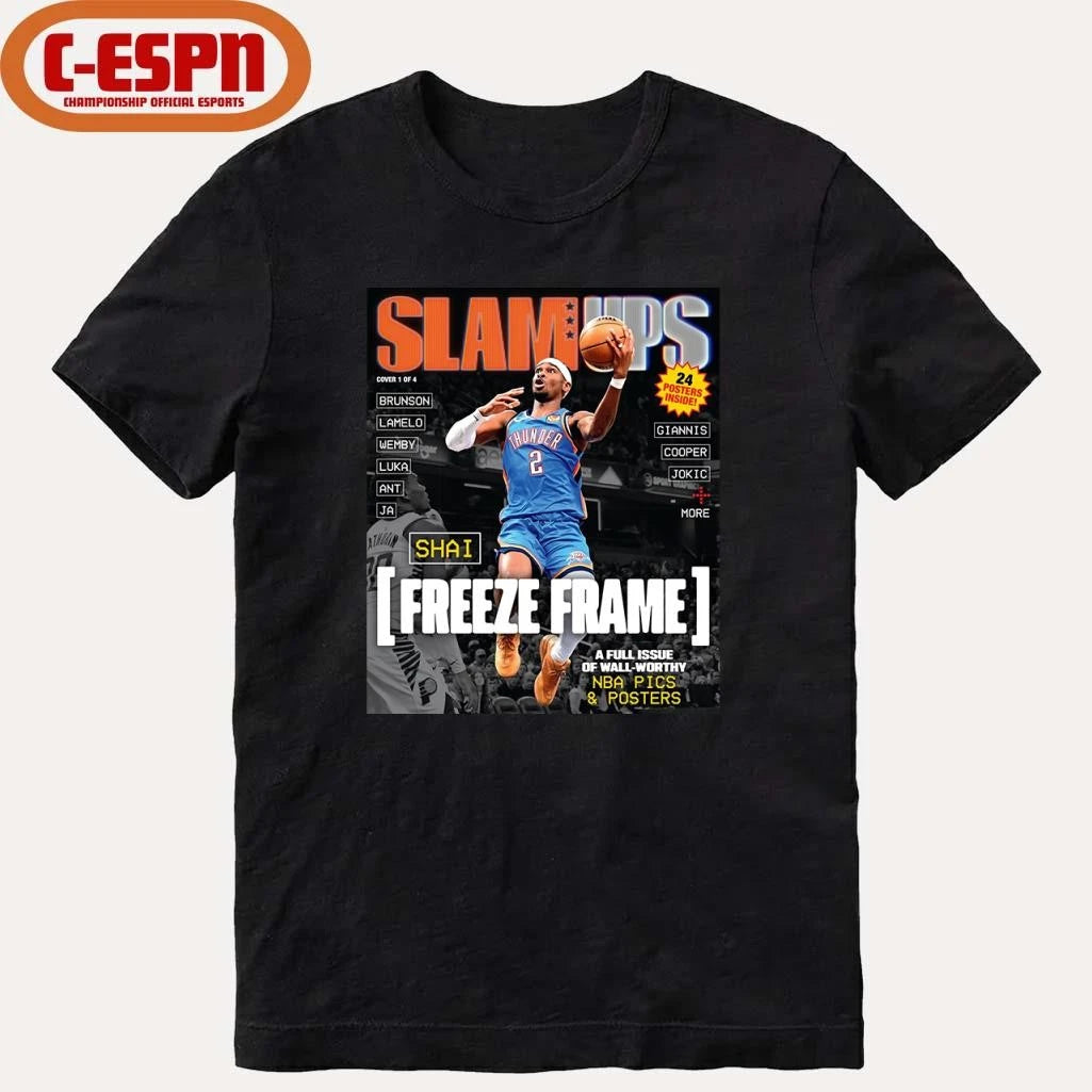 Official SLAMUPs – Shai Gilgeous-Alexander Magazine Shirt