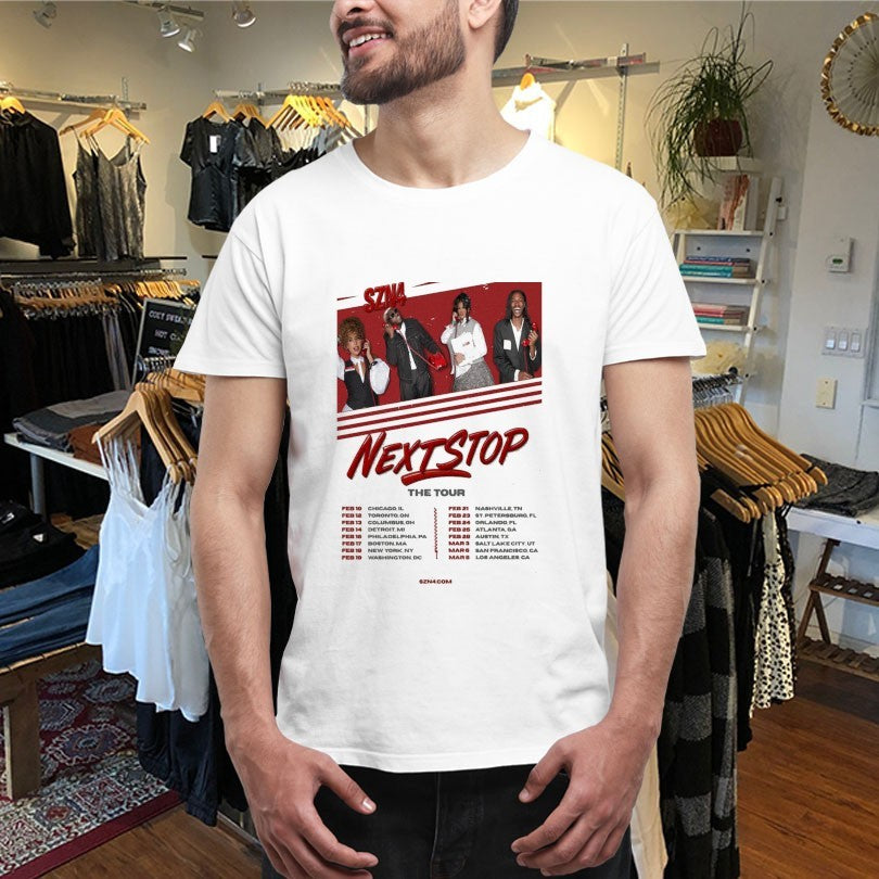 Official SZN4 Next Stop The Tour 2026 Shirts