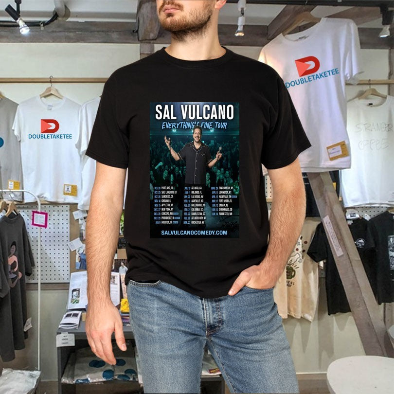Official Sal Vulcano Everything’s Fine Tour 2025-2026 Dates Shirts