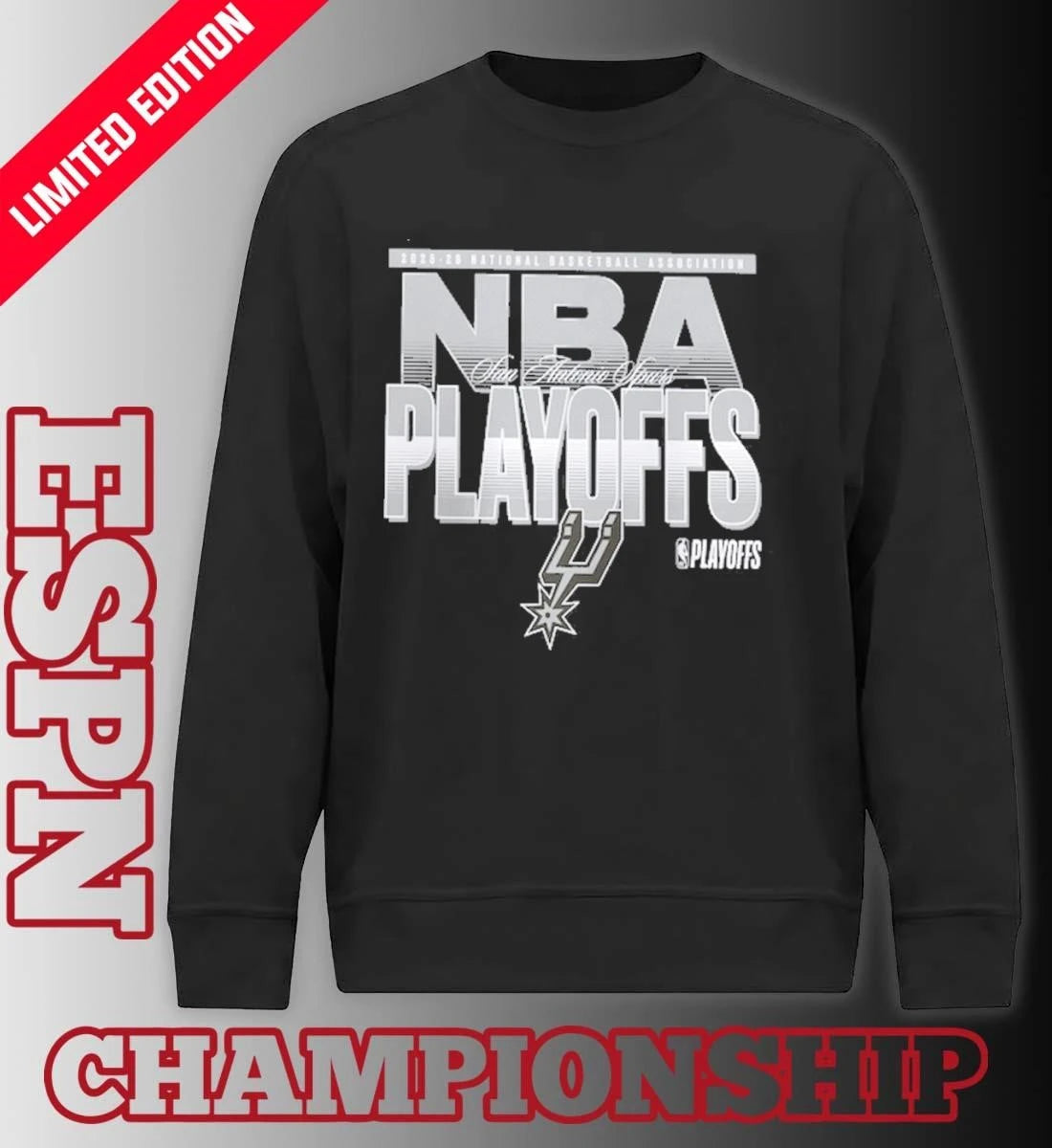 Official San Antonio Spurs 2026 NBA Playoffs T-Shirt