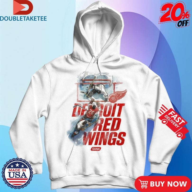 Official Sana X Detroit Red Wings Players Shirts