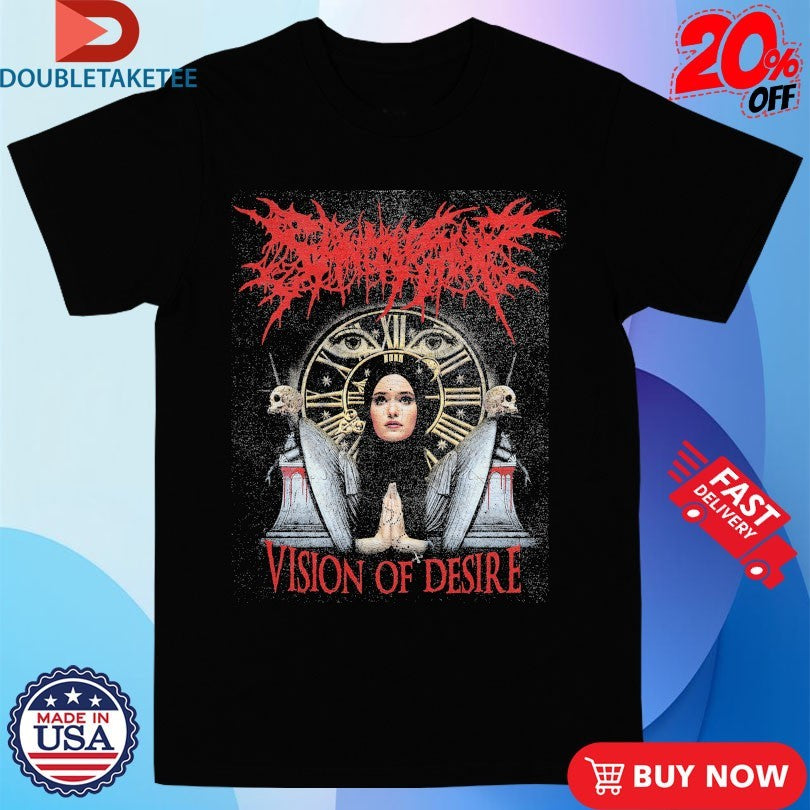 Official Sanity Slip Vision Of Desire Eyes Clock Shirts