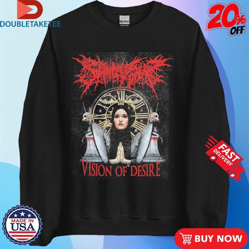 Official Sanity Slip Vision Of Desire Eyes Clock Shirts
