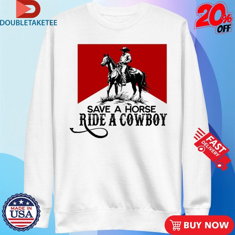 Official Save A Horse Ride A Cowboy Marlboro Shirts