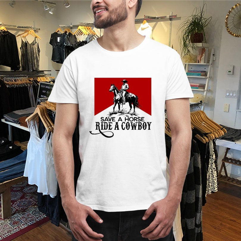 Official Save A Horse Ride A Cowboy Marlboro Shirts