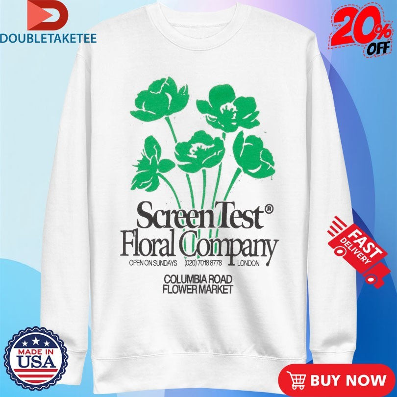 Official Sceen Test Floral Company Columbia Road Flower Shirts
