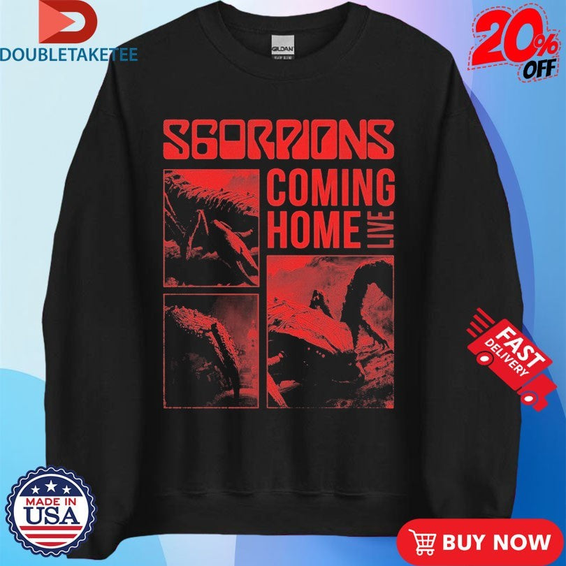 Official Scorpions Coming Home Live Collage Shirts