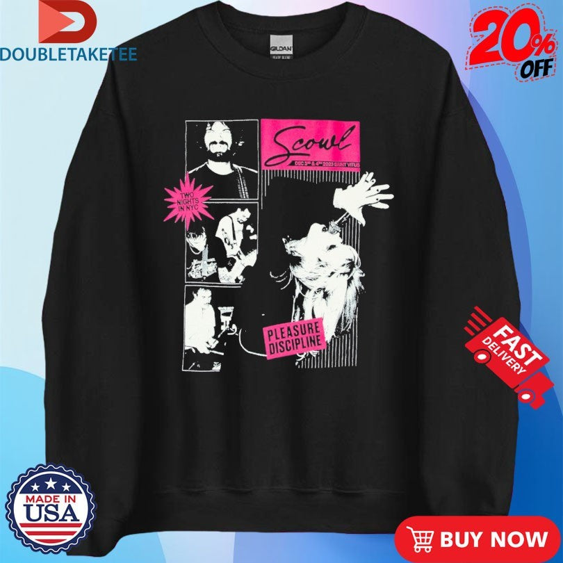 Official Scowl Pleasure Discipline Two Nights IN NYC Shirts