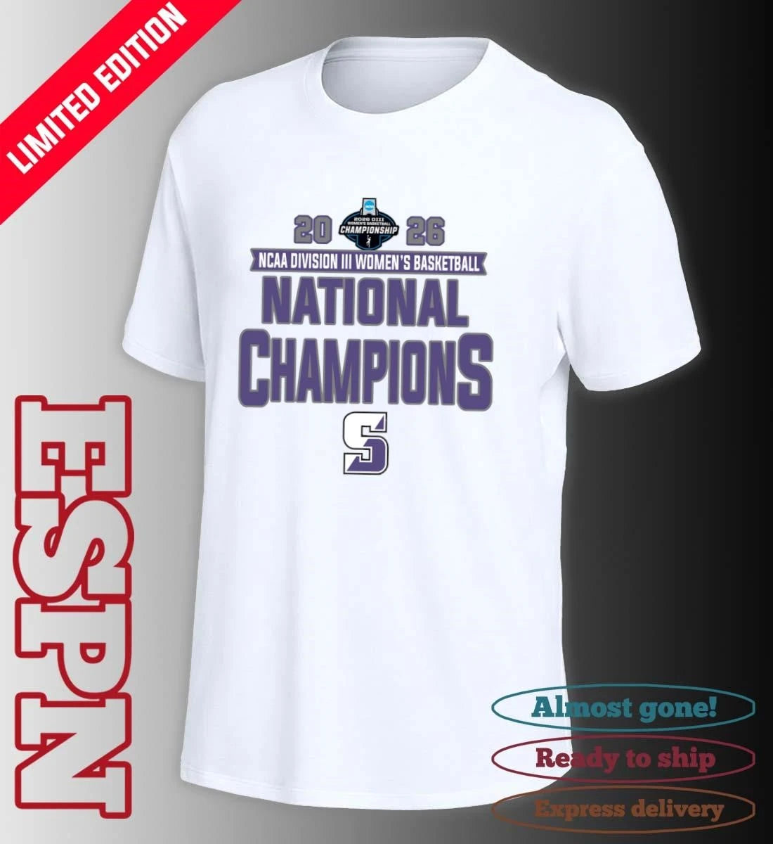 Official Scranton Lady Royals 2026 NCAA Division III Women’s Basketball National Champions T-Shirt