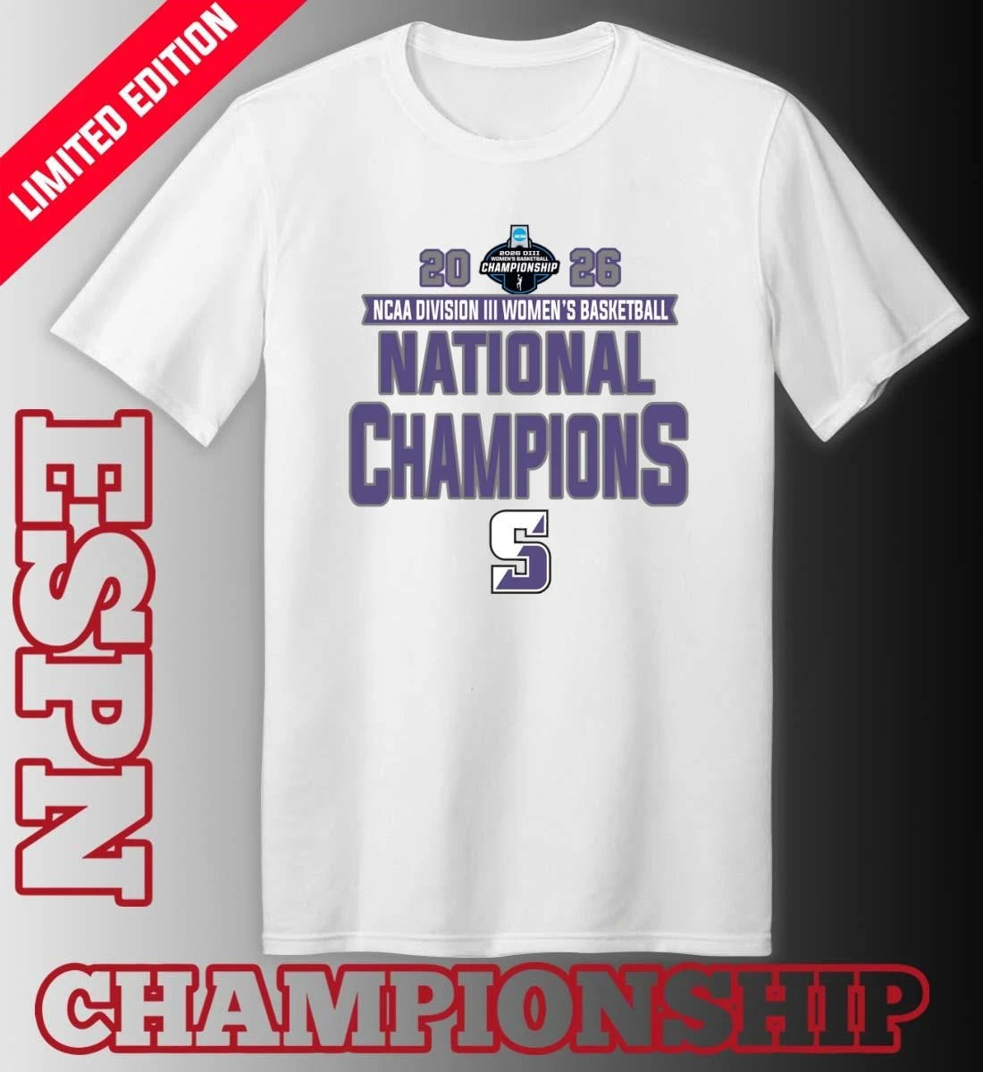 Official Scranton Lady Royals 2026 NCAA Division III Women’s Basketball National Champions T-Shirt