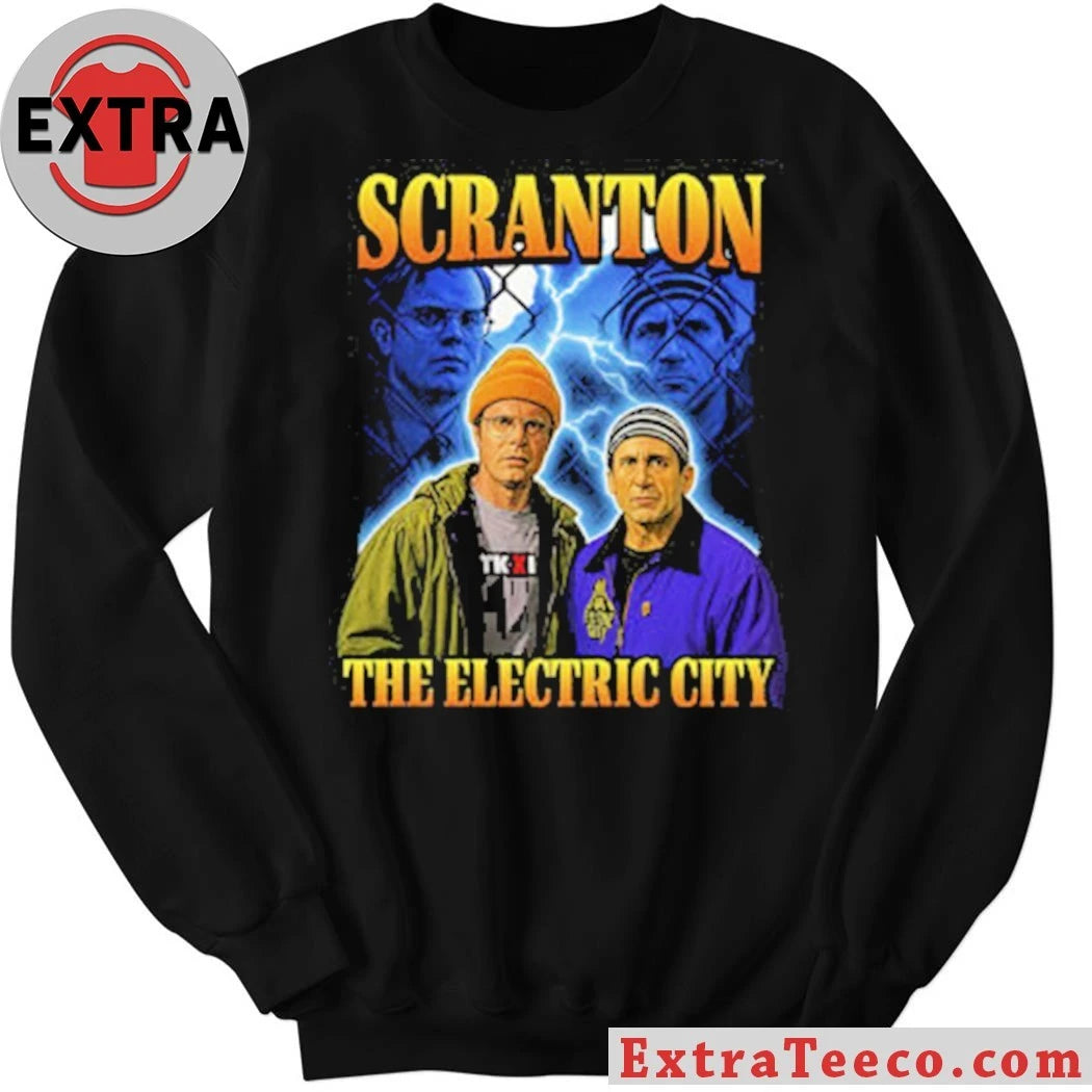 Official Scranton The Electric City Lightning Shirt