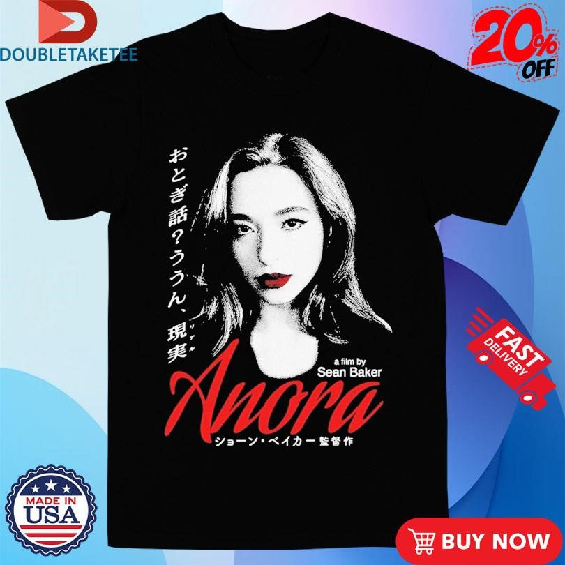 Official Sean Baker Anora Japanese Bootleg Shirts