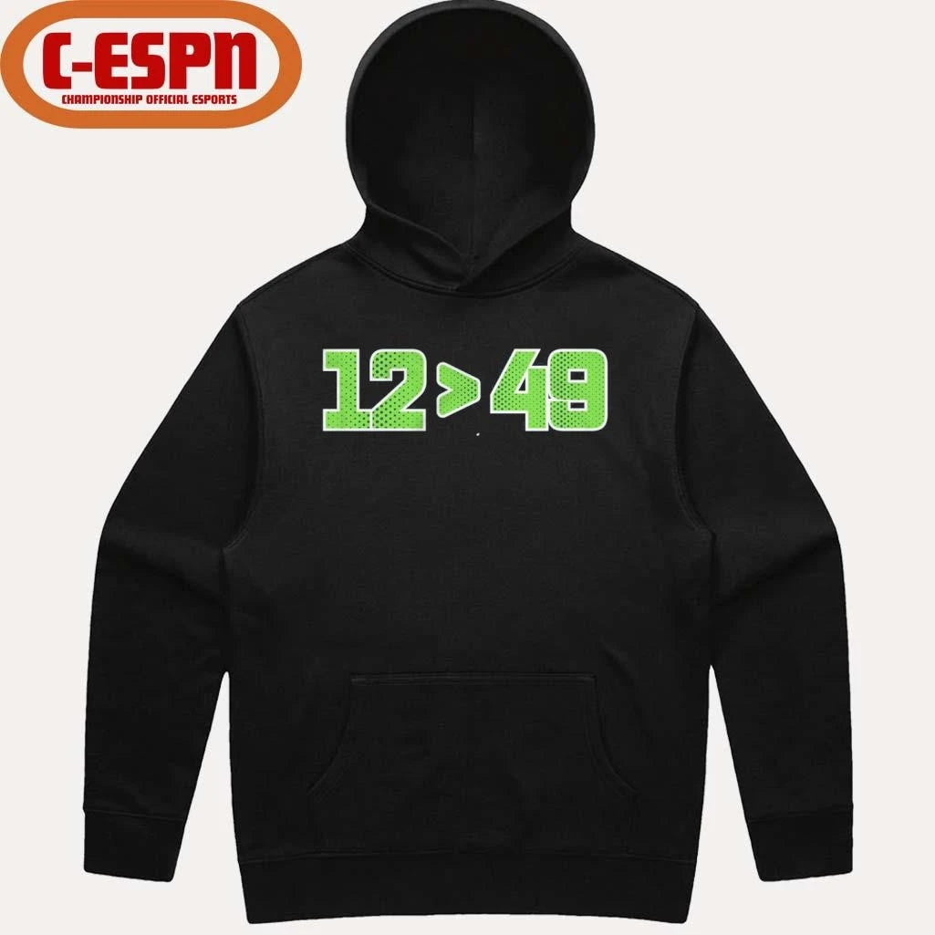 Official Seattle 12 Greater Than 49 T-Shirt
