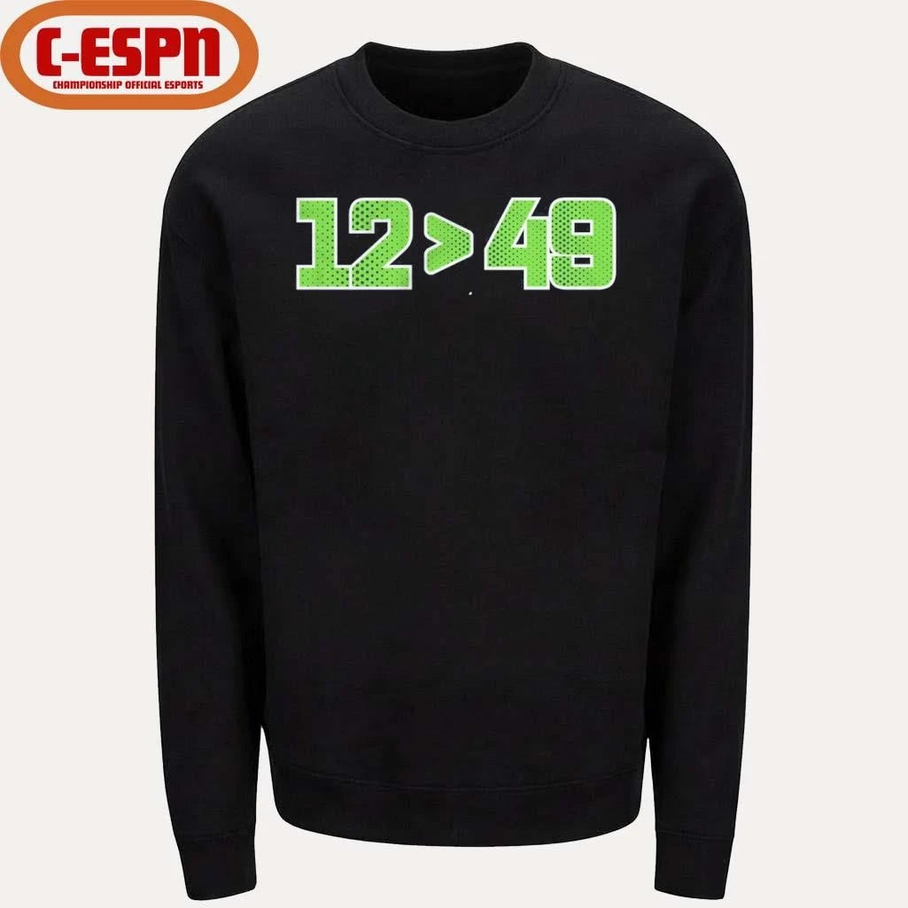 Official Seattle 12 Greater Than 49 T-Shirt