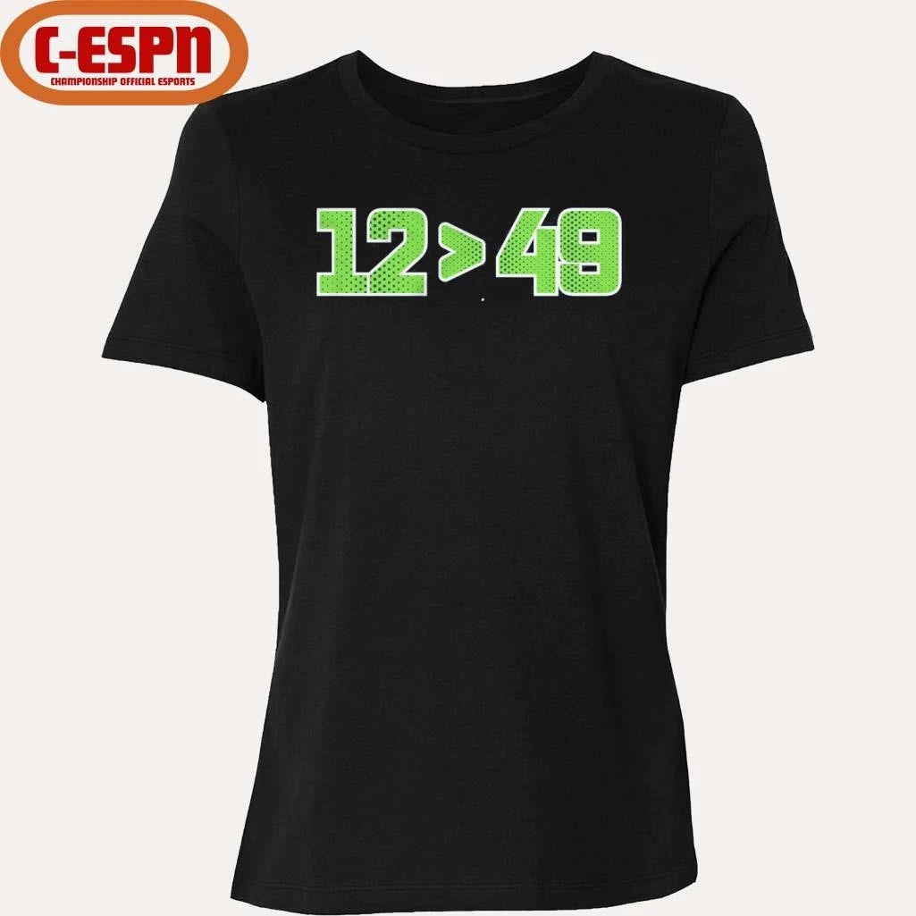 Official Seattle 12 Greater Than 49 T-Shirt