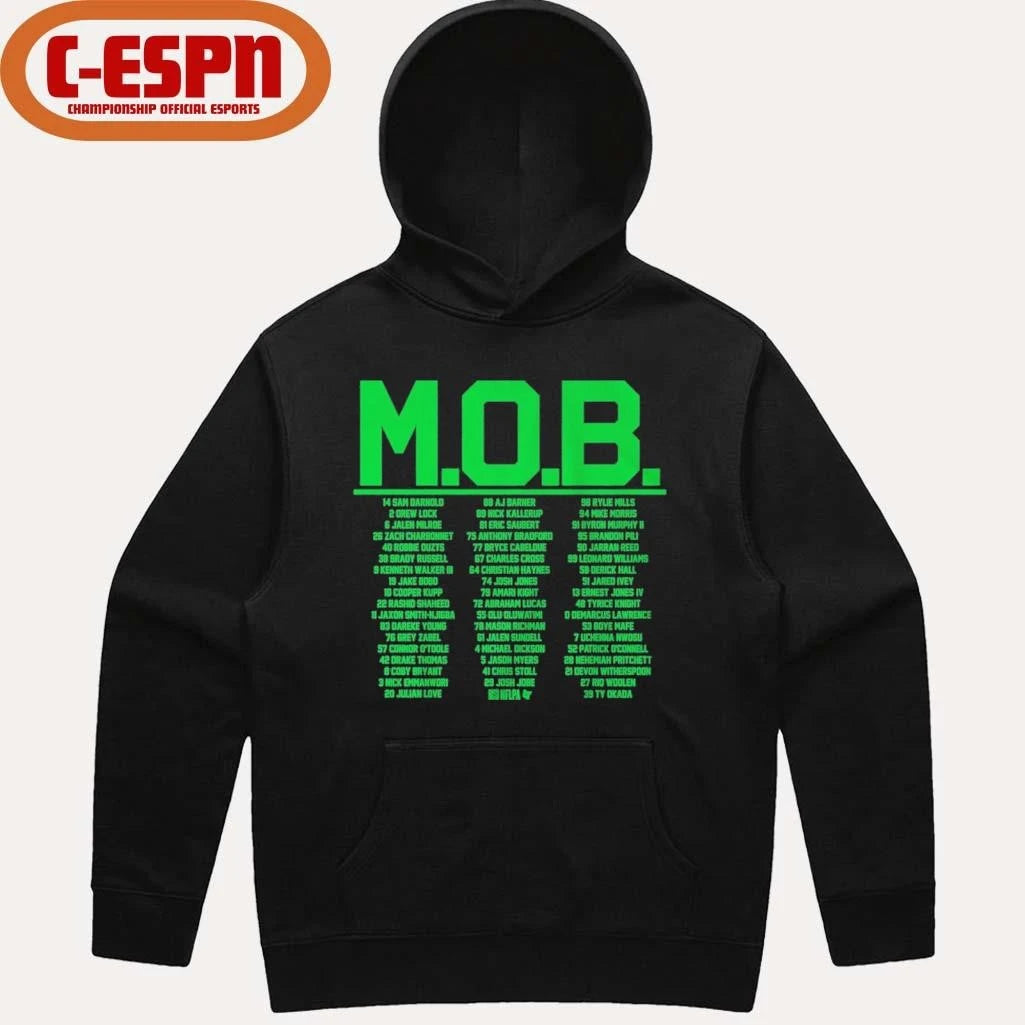 Official Seattle Football M.O.B Rosters shirt