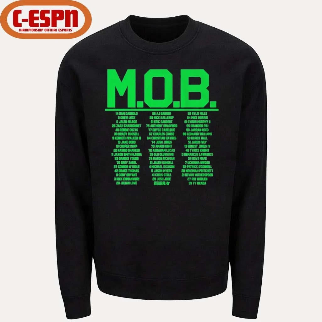 Official Seattle Football M.O.B Rosters shirt