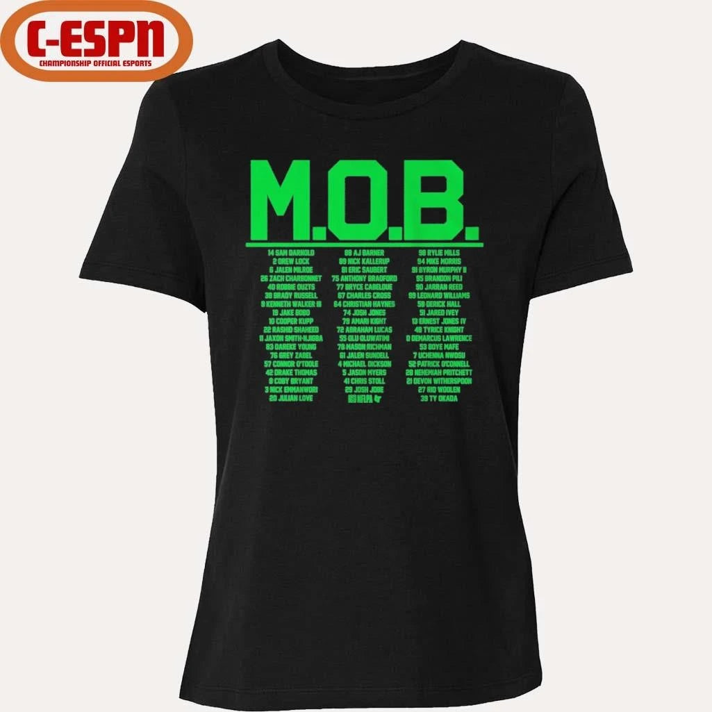 Official Seattle Football M.O.B Rosters shirt