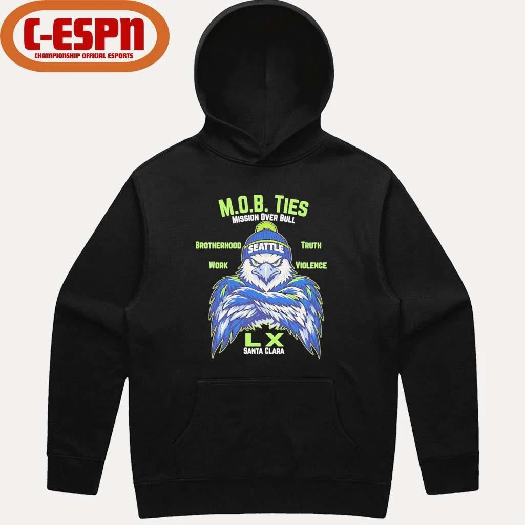 Official Seattle Football MOB Ties Mission Over Bull Shirt