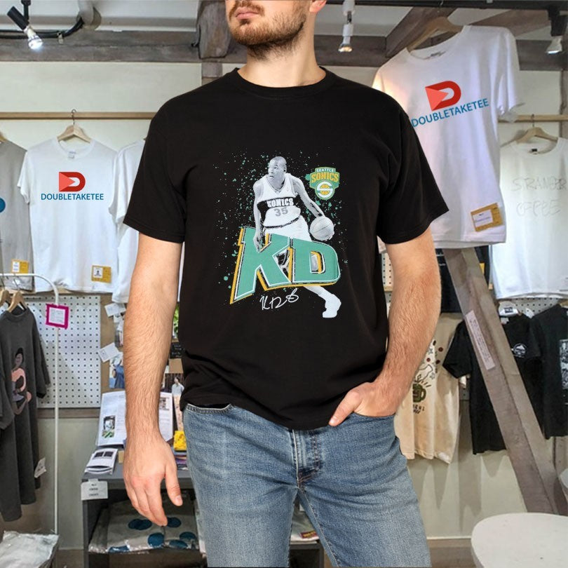 Seattle SuperSonics Kevin Durant KD Photo Shirts