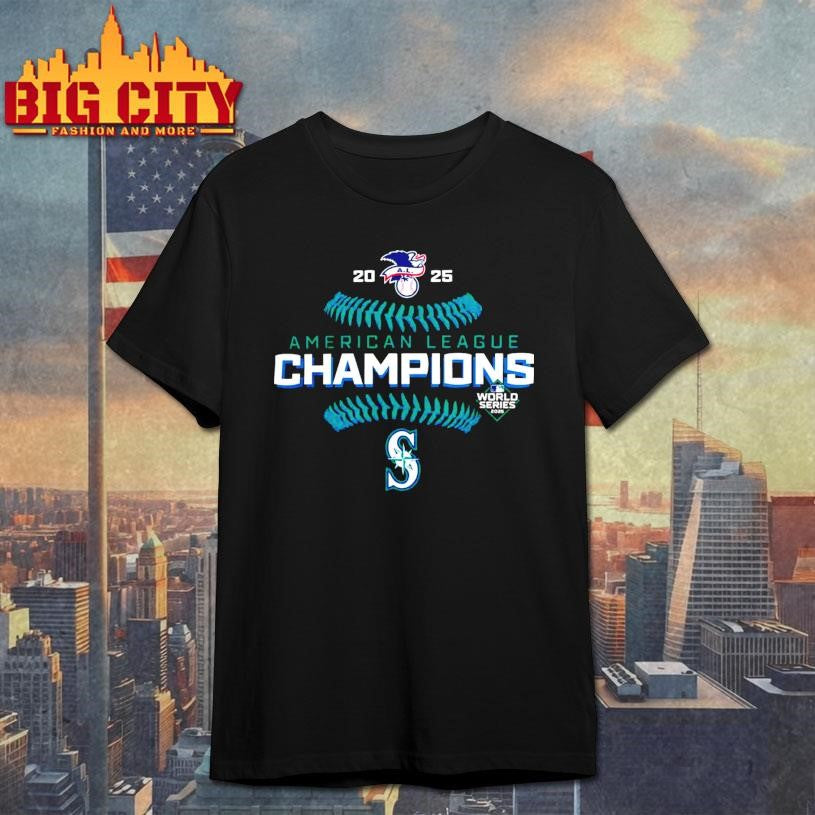 Official Seattle Mariners 2025 ALCS Champions World Series Baseball Shirt
