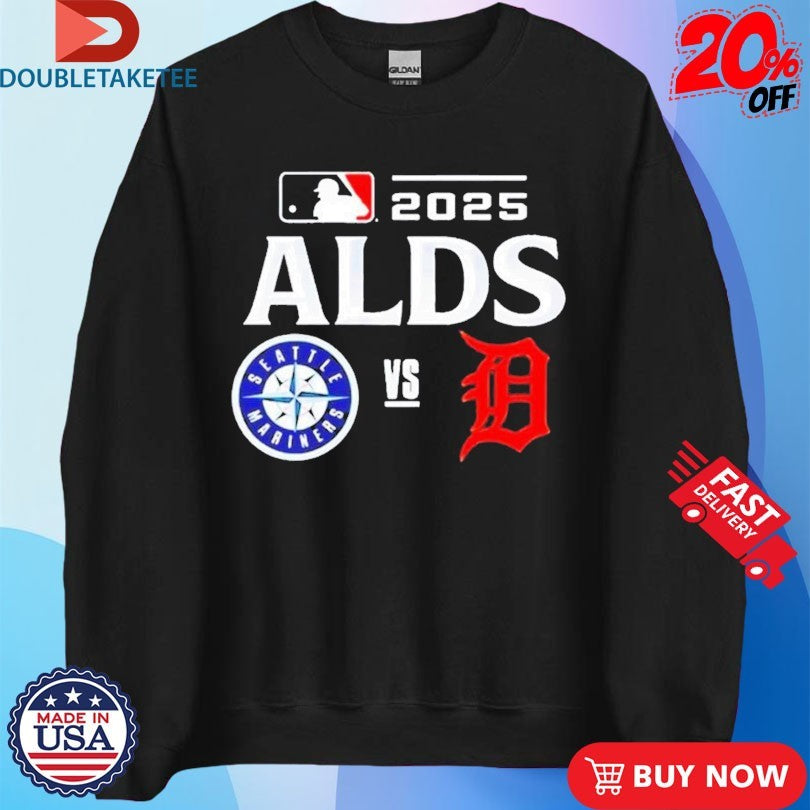 Official Seattle Mariners Vs Detroit Tigers 2025 MLB ALDS Shirts