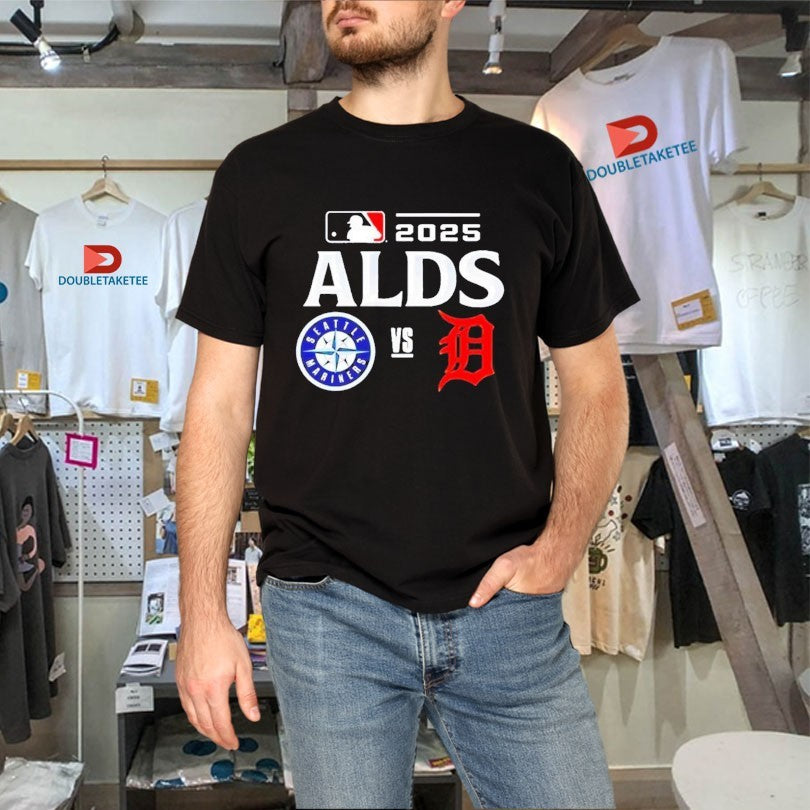 Official Seattle Mariners Vs Detroit Tigers 2025 MLB ALDS Shirts