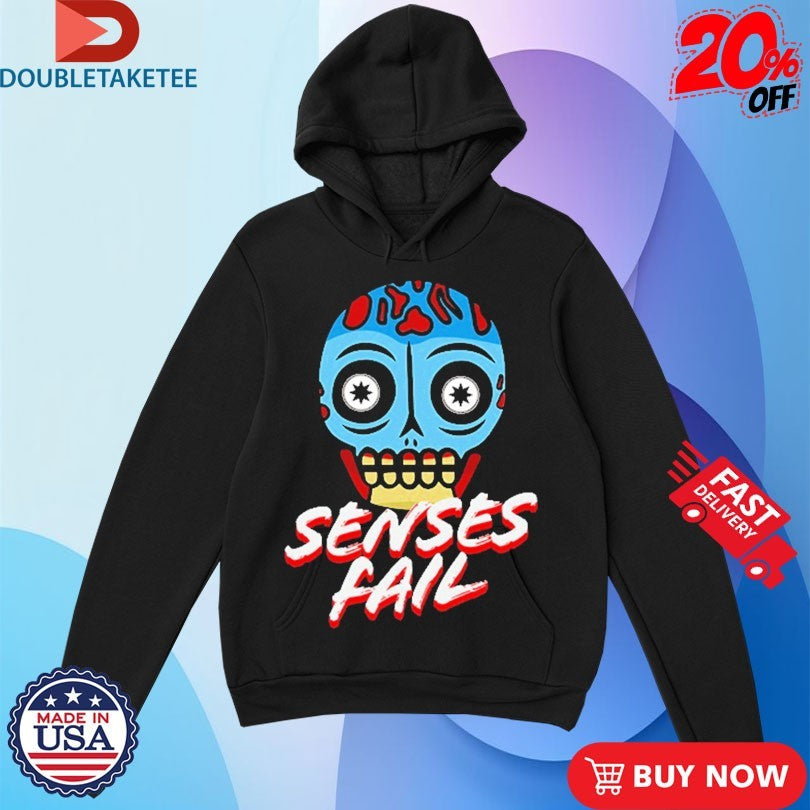 Official Senses Fail They Live On Tour Skull Shirts