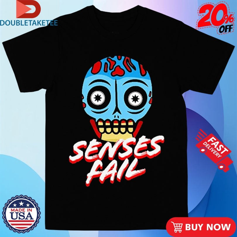 Official Senses Fail They Live On Tour Skull Shirts