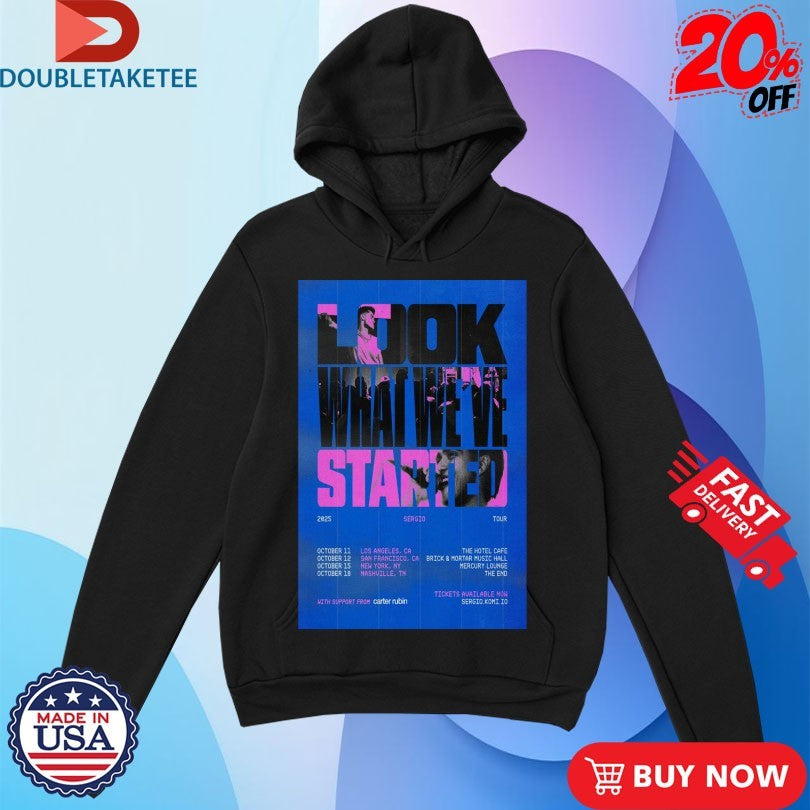 Official Sergio Look What We’ve Started Fall Tour 2025 Shirts