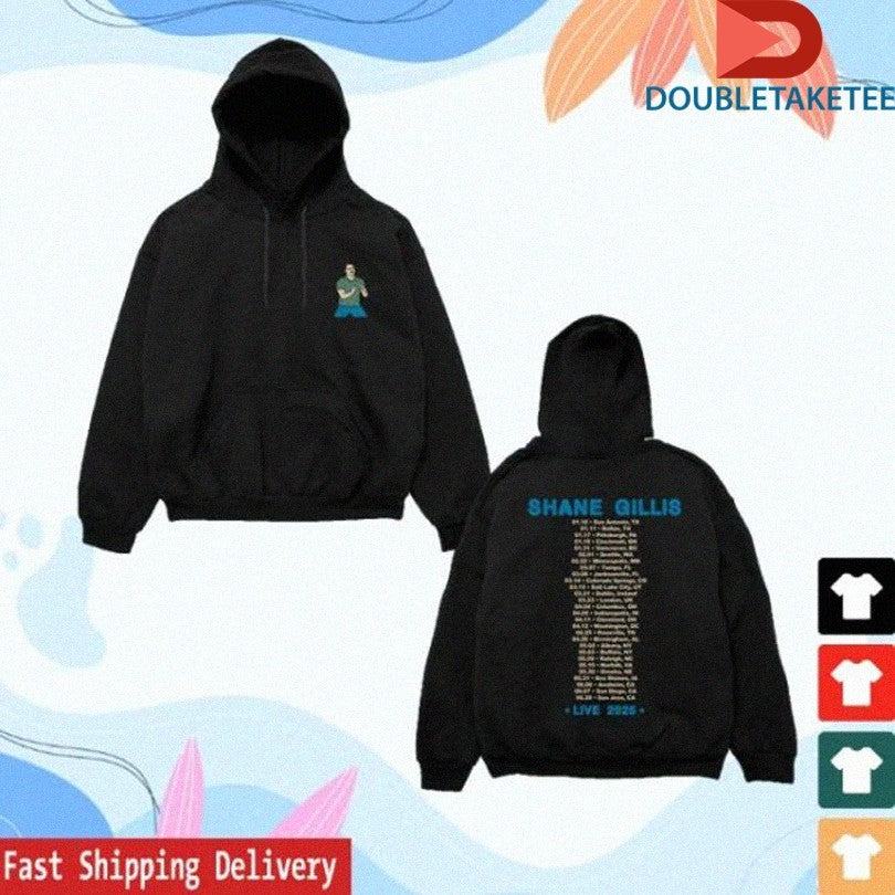 Official Shanem Gillis 2025 Tour Dates Shirts