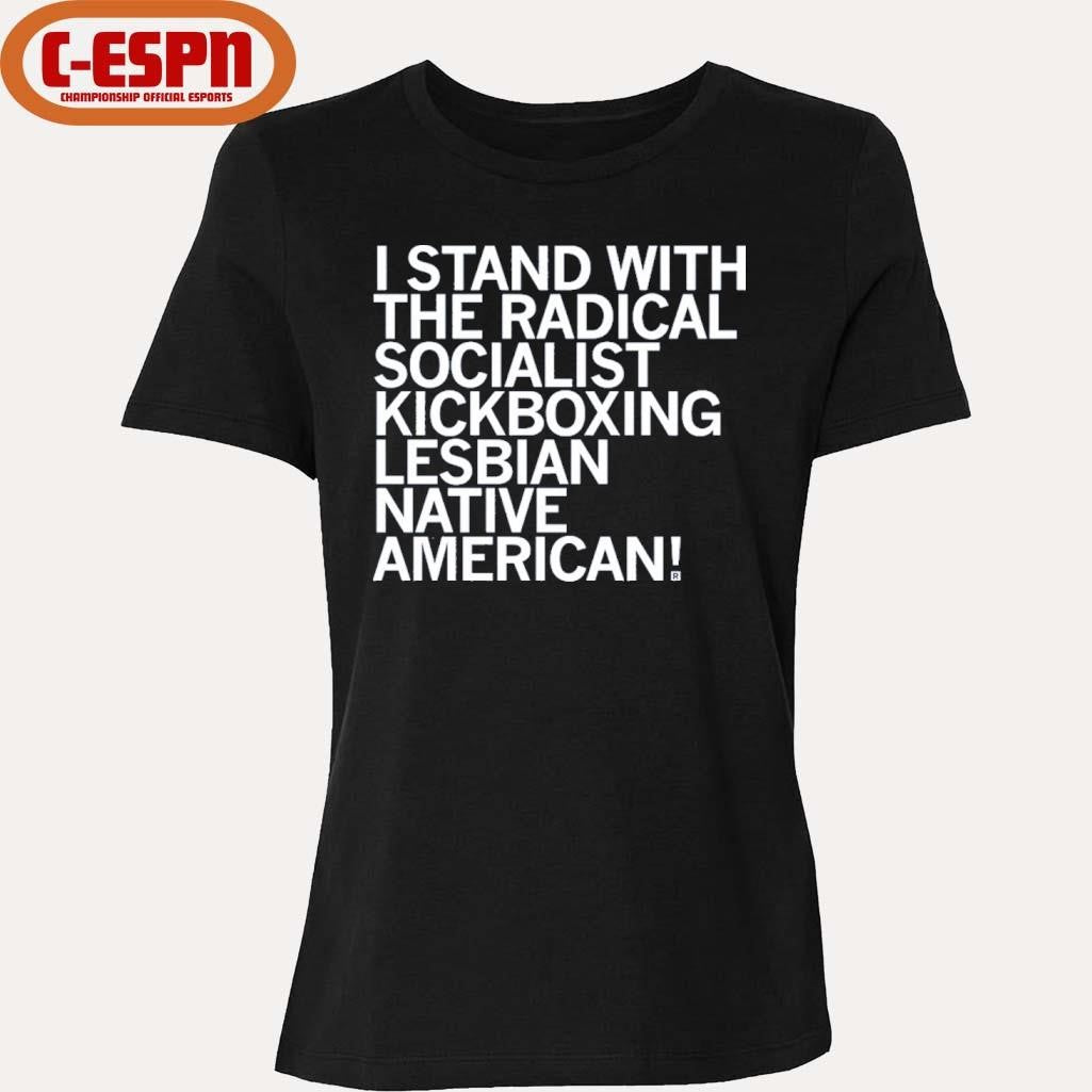 Official Sharice Radical Kickboxing Lesbian Native American Shirt
