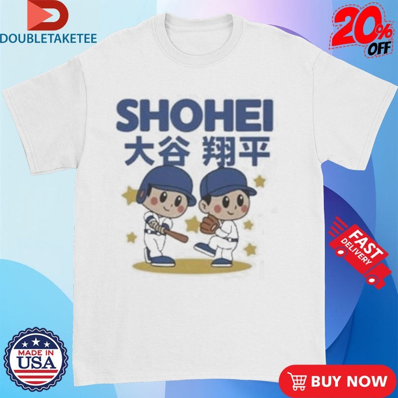 Official Shohei Ohtani Superstar Cartoon Baseball MLB Shirts