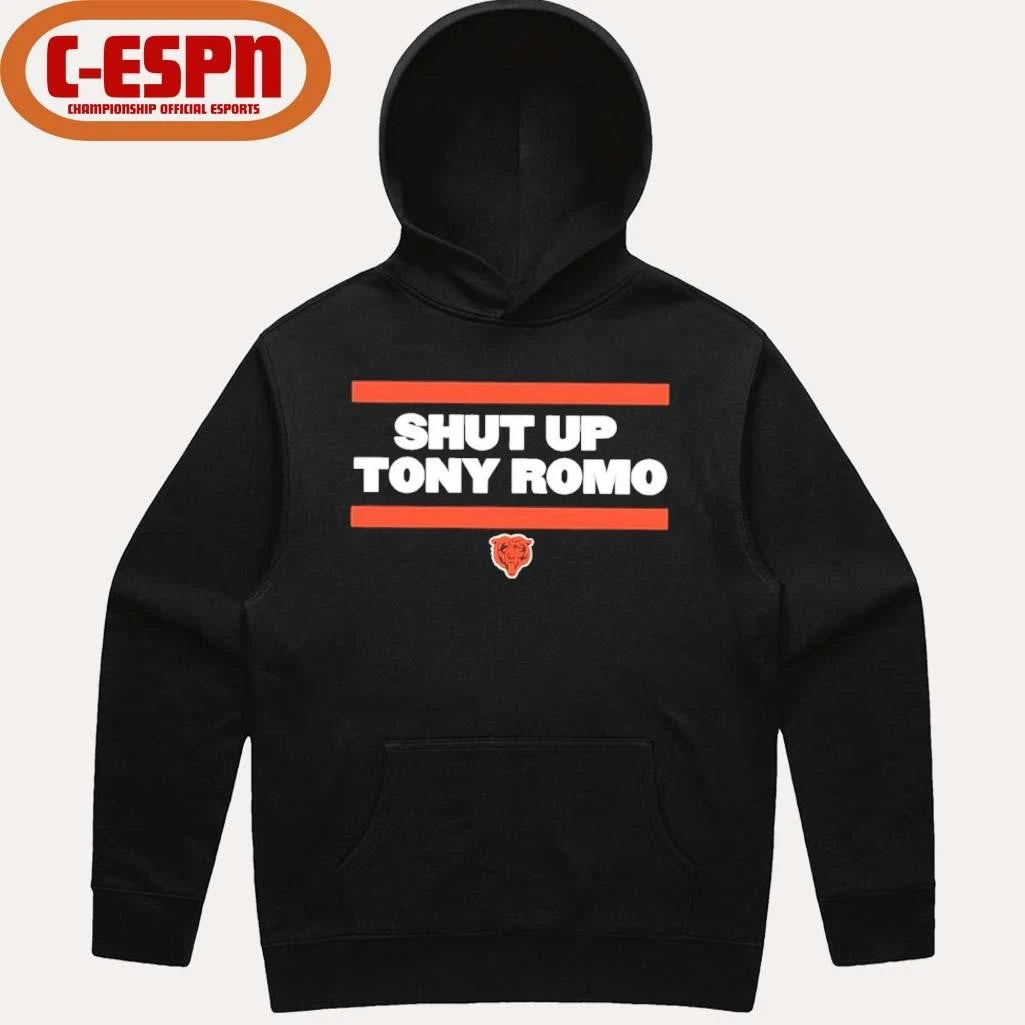 Official Shut Up Tony Romo Chicago Bear Football Shirt