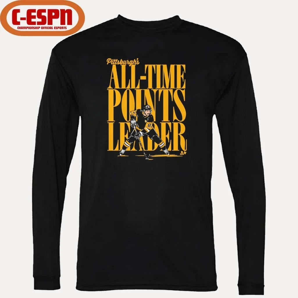 Official Sidney Crosby Pittsburgh All-Time Points Leader Shirt