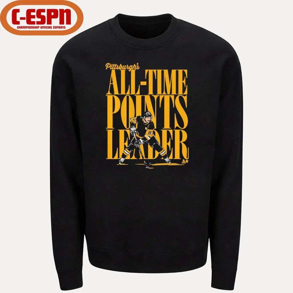 Official Sidney Crosby Pittsburgh All-Time Points Leader Shirt