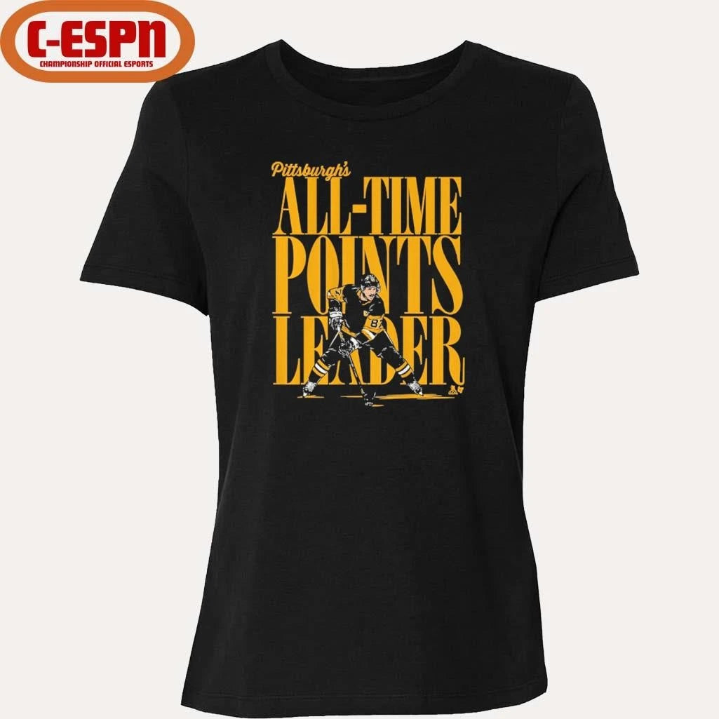 Official Sidney Crosby Pittsburgh All-Time Points Leader Shirt