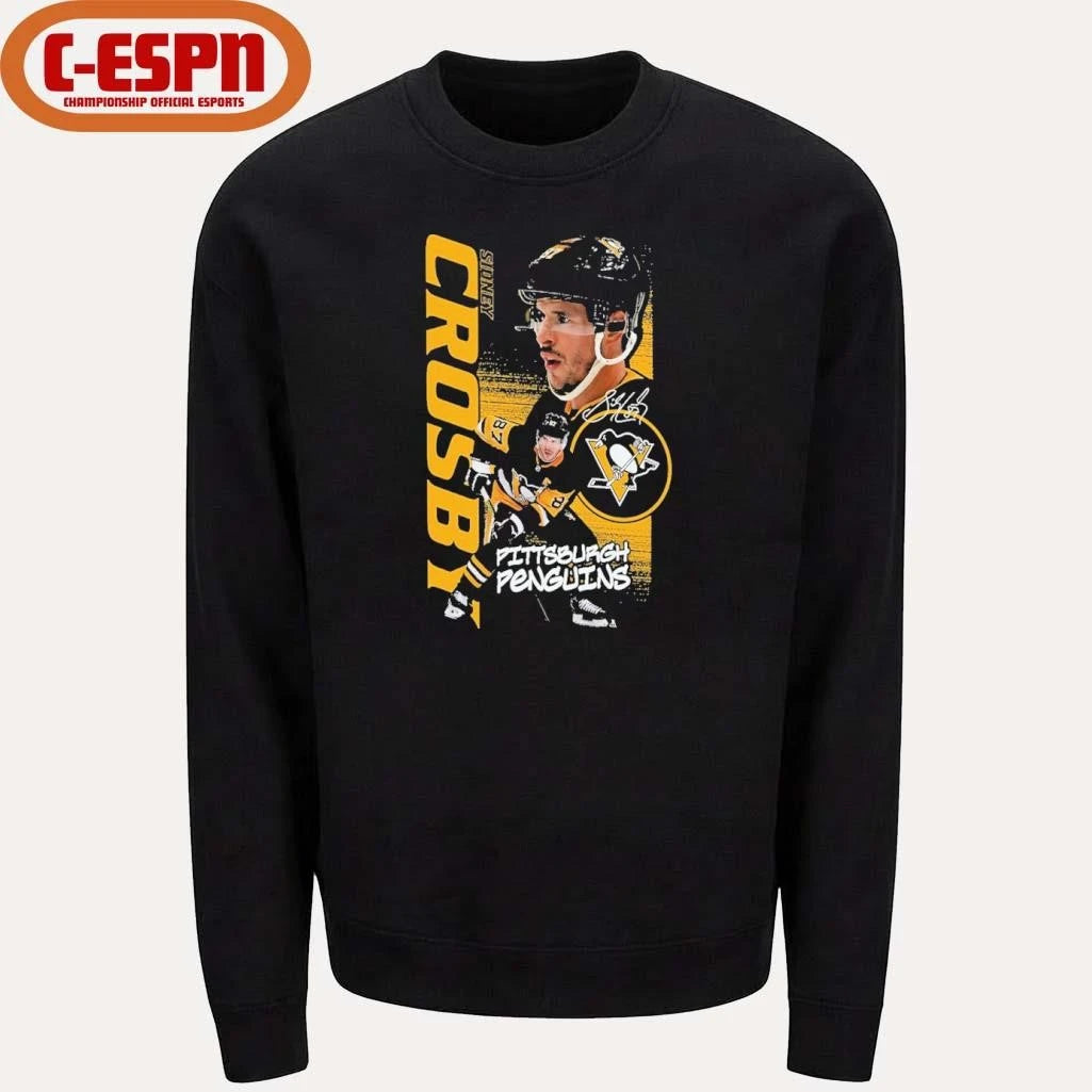 Official Sidney Crosby Pittsburgh Penguins Vintage Playmaker T-Shirt