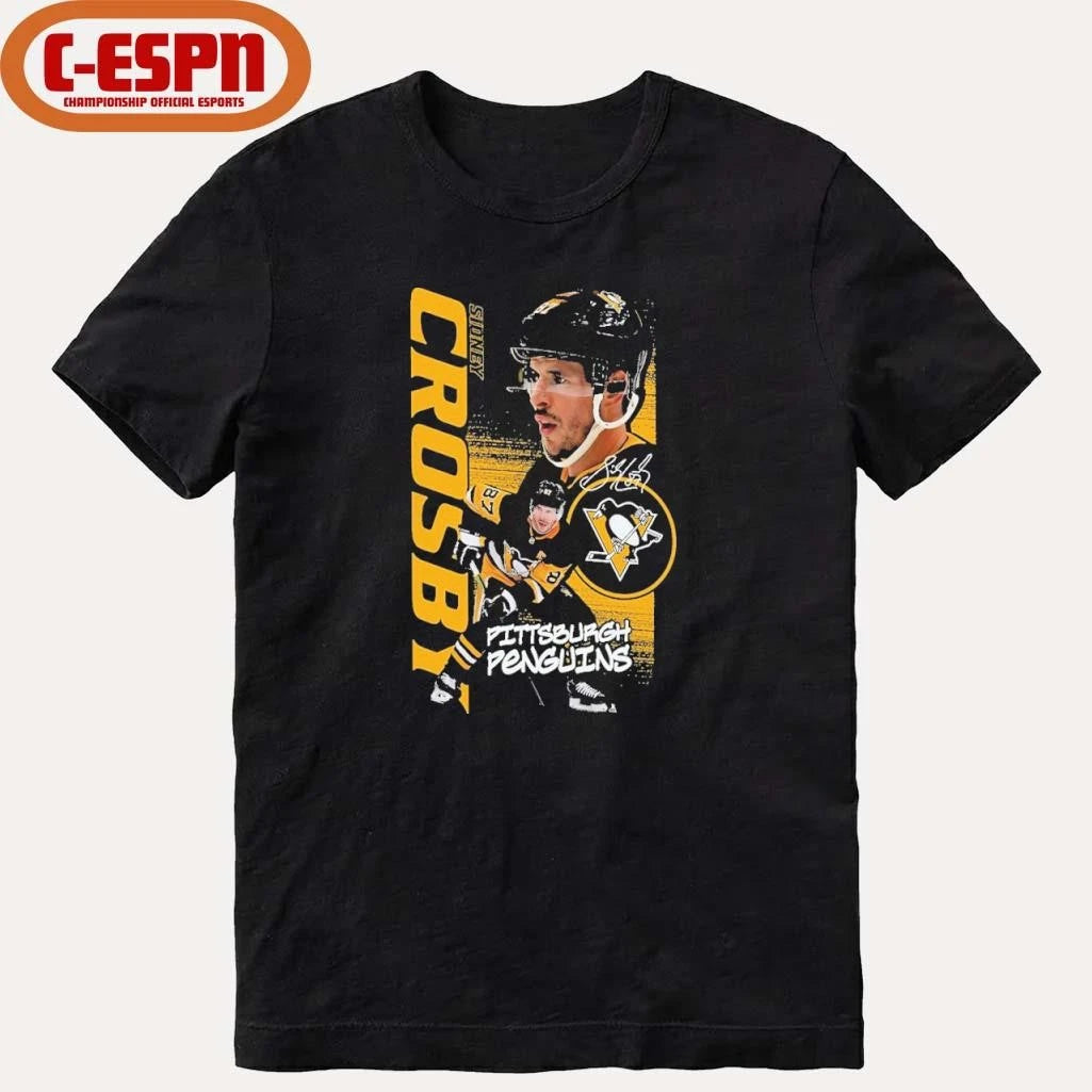 Official Sidney Crosby Pittsburgh Penguins Vintage Playmaker T-Shirt