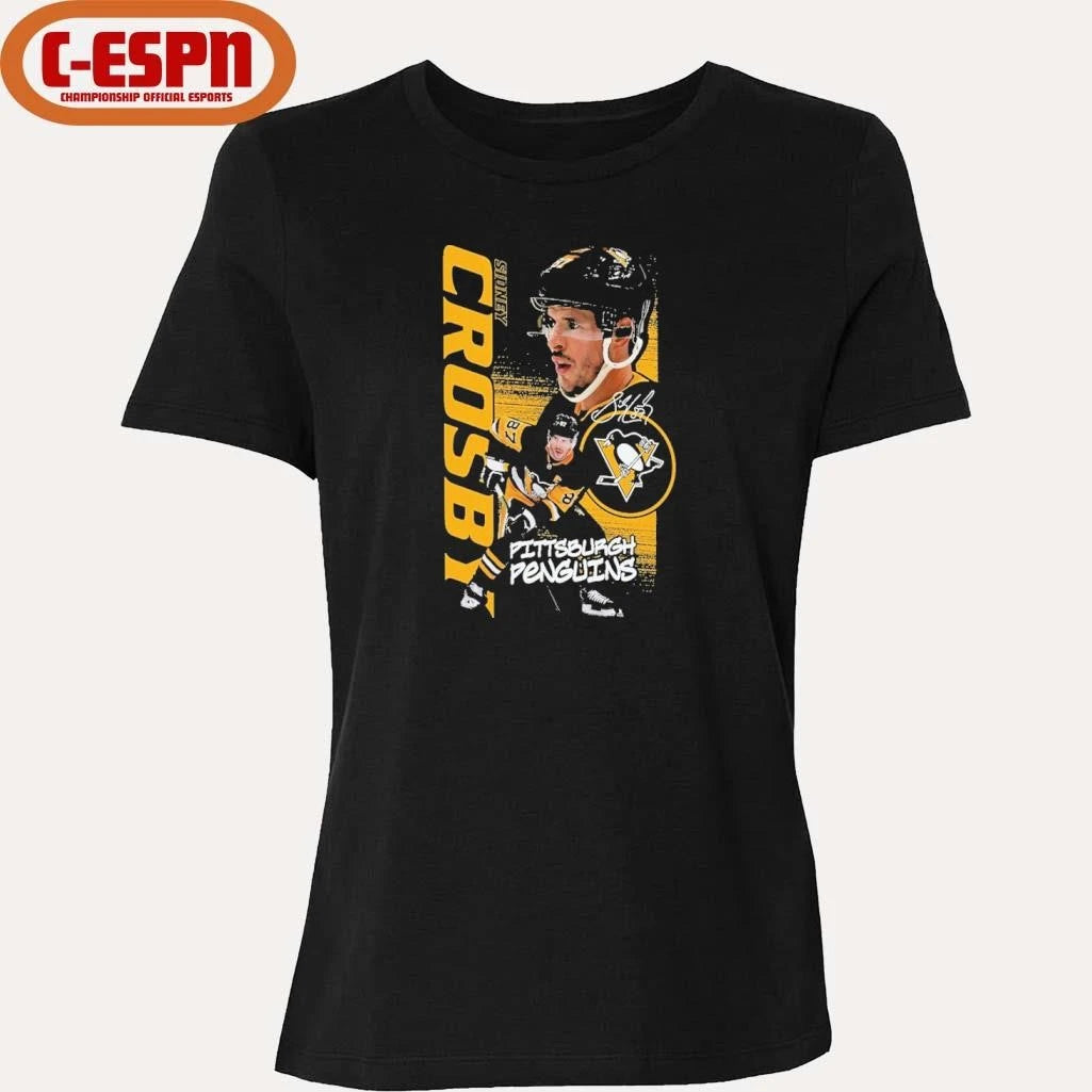 Official Sidney Crosby Pittsburgh Penguins Vintage Playmaker T-Shirt