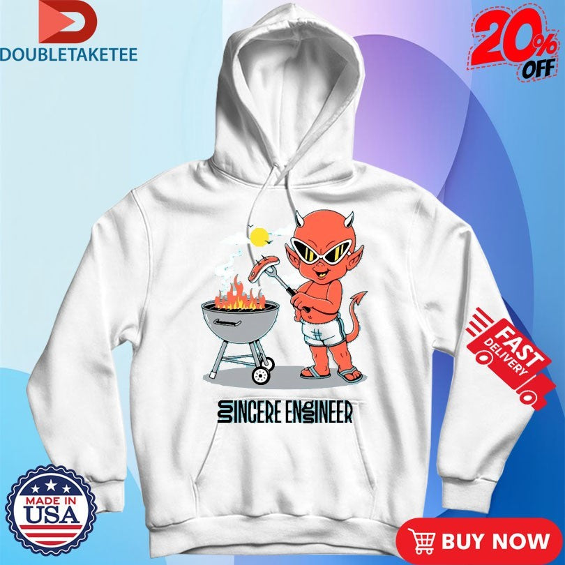 Official Sincere Engineer Grill Devil BBQ Shirts