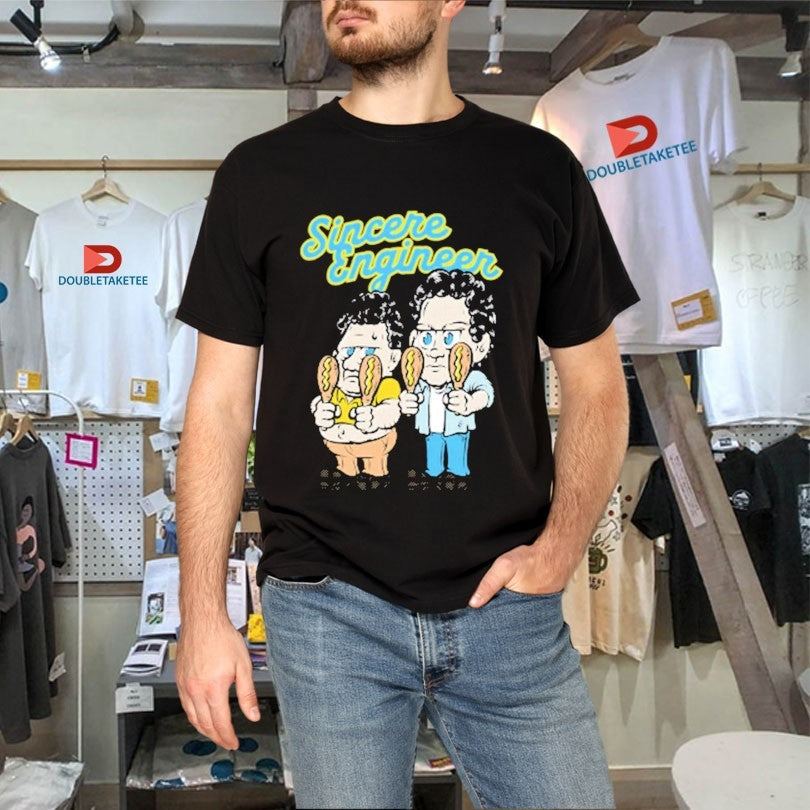 Official Sincere Engineer Smells Like Corn Dogs In Here Shirts