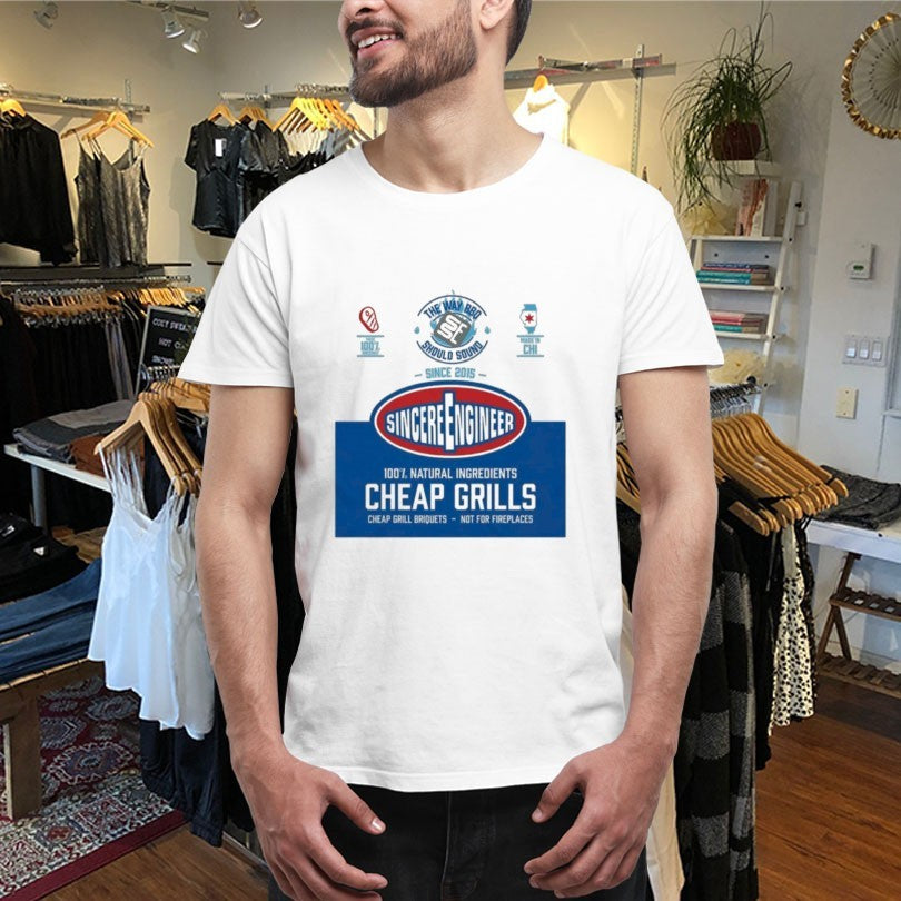 Official Sincere Engineer The Way Bbq Should Sound Cheap Grills Bag Shirts