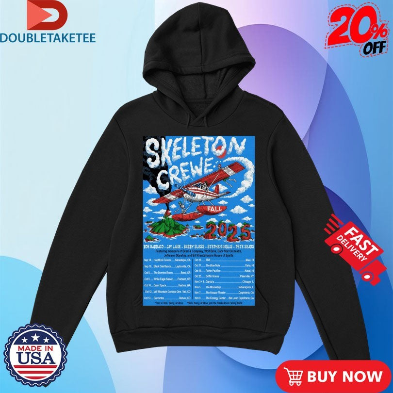 Official Skeleton Crewe Fall Tour 2025 Dates Shirts