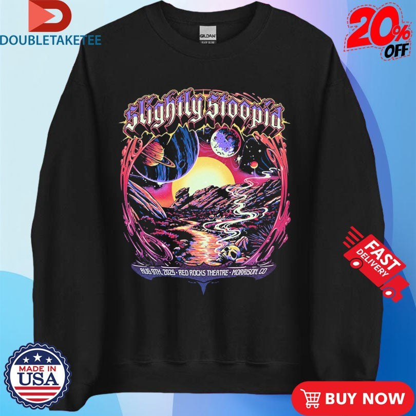 Official Slightly Stoopid 2025 Red Rocks Morrison Co Event Shirts