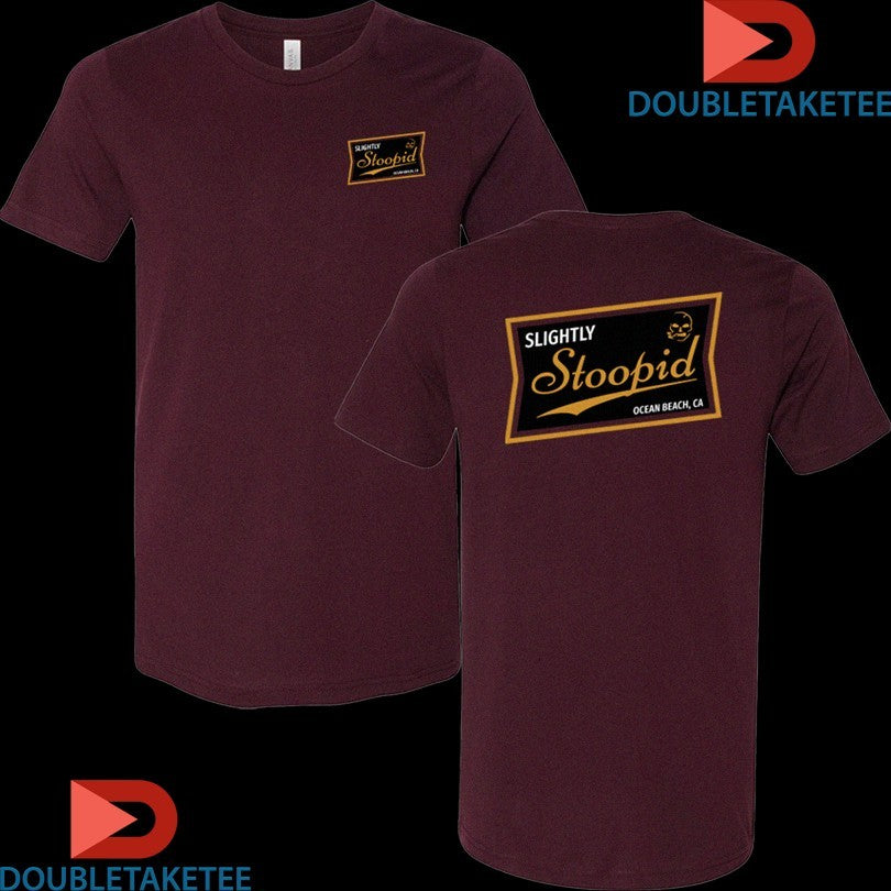 Official Slightly Stoopid High Life Ocean Beach CA Skull Cigarette Shirts