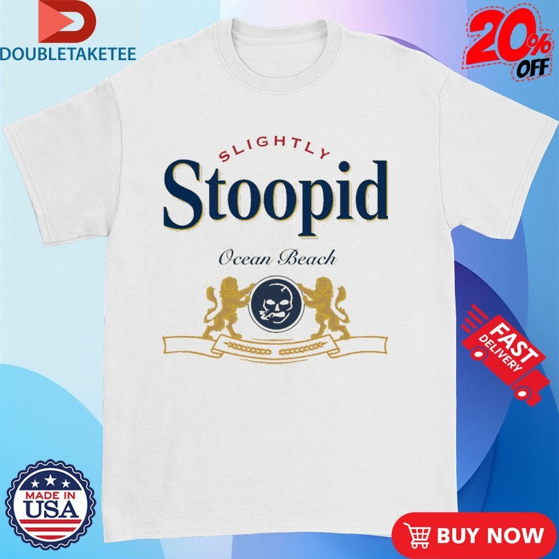 Official Slightly Stoopid Ocean Beach Lions Especial Skull Ciggarates Shirts