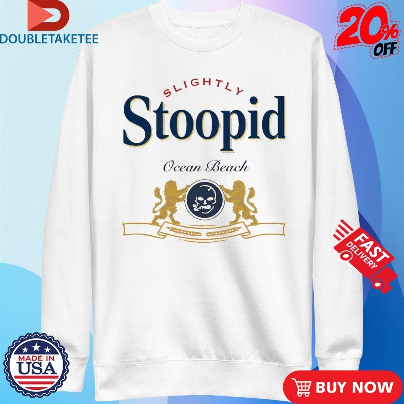 Official Slightly Stoopid Ocean Beach Lions Especial Skull Ciggarates Shirts