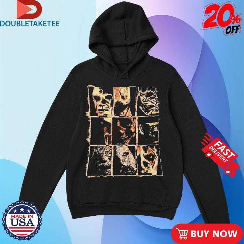 Official Slipknot 9 Squares Member Mask Shirts