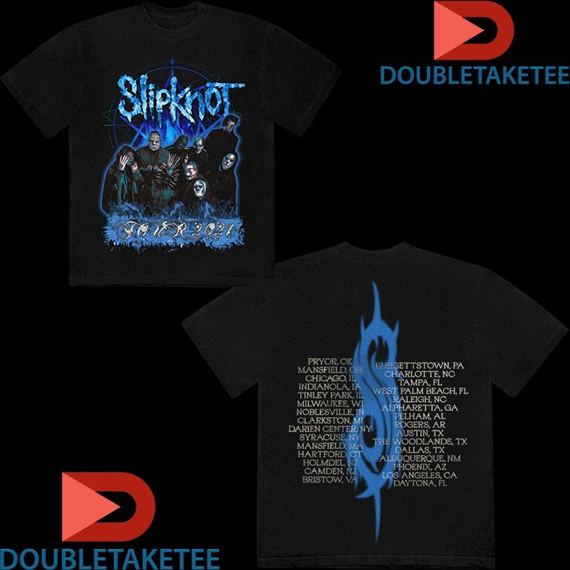 Official Slipknot Tour 2024 Photo Logo Shirts